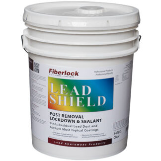 Fiberlock, Lead Shield, Clear, 5 Gallons