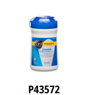 Nice-Pak, Sanitizing Wipes, 150/Canister