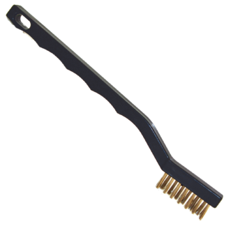 Brush, Stainless Steel Wire Bristle, Plastic Handle