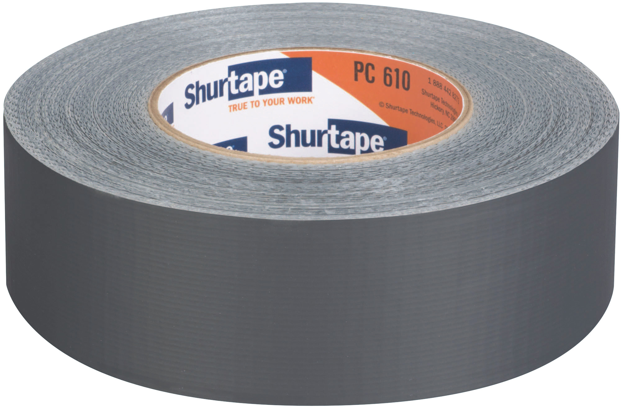 Shurtape Performance Grade Cloth Abatement Duct Tape - PC 610 - Metallic Silver - 10.0 mils - 48mm x 55m