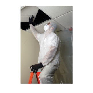 Shieldtech 10, Coverall, Polypro With Hood and Boots, 25/Case, White, Size 4XL