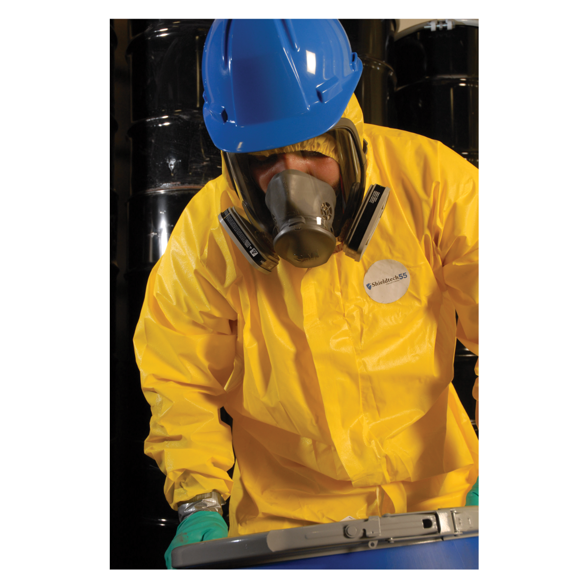Shieldtech 55, Coverall, Serged Seam, Hood/Boots, 25/Case, 3XL