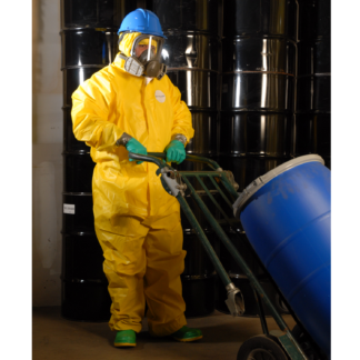 Shieldtech, Coverall, Polypropylene Front Zipper, Yellow, 5XL