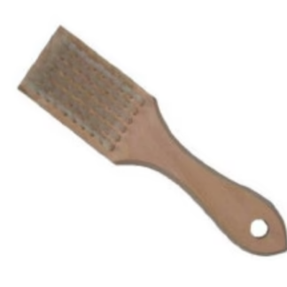 Nylon Bristle Tamping, Spotting Brush, Wood Handle