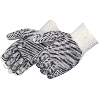 Liberty, Gloves, Knit, PVC Dots on Both Sides, LG
