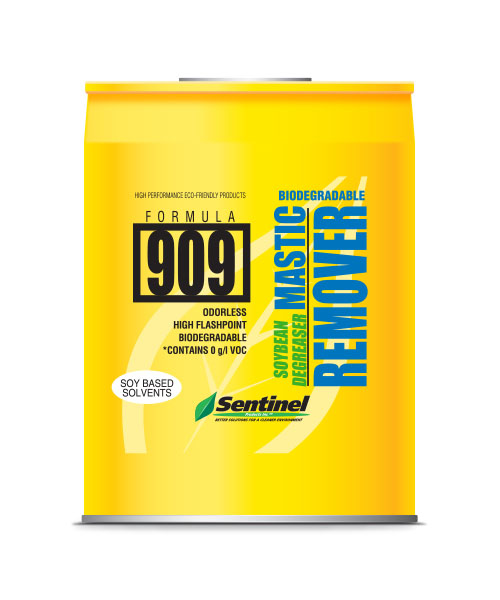 Sentinel, 909 Soy Mastic Remover, 5 Gallons