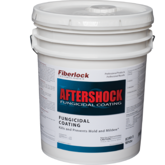 Fiberlock AfterShock Fungicidal Coating, White, 5 Gallons