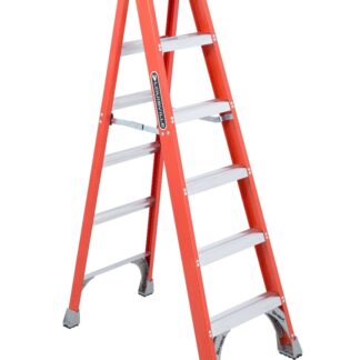 Louisville Ladder, Step Ladder, Fiberglass, 6'