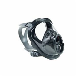 MSA, Full Face Rubber Single Port Respirator, LG