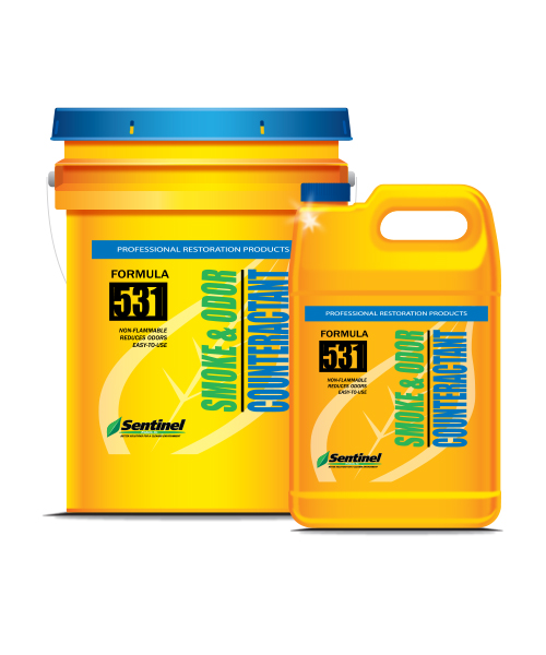 Sentinel, Odor Remover, Formula 531 Smoke & Odor Counteractant, 1 Gallon