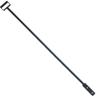 Spud Bar, D-Handle, Black