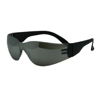 Aegis, Safety Glasses, is300, Wraparound Mirror Lens/Black