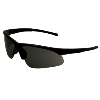 AEGIS, Safety Glasses, Adjustable Sporty, Anti-Fog, Gray/Black
