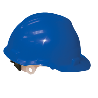 AEGIS, Hard Hat, Blue 4PT Ratchet Suspension