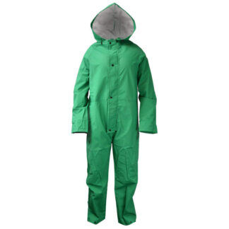 Neese Industries Green Acid Coveralls with Hood, Size 2XL