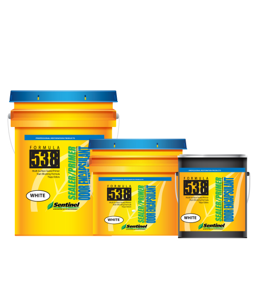Sentinel, Odor Sealer, Formula 538 Odor Encapsulant, White, 5 Gallons