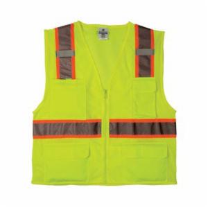 Kishigo, Mesh Vest, Multi-Pocket Zipper Close, Ultra-Cool, XL