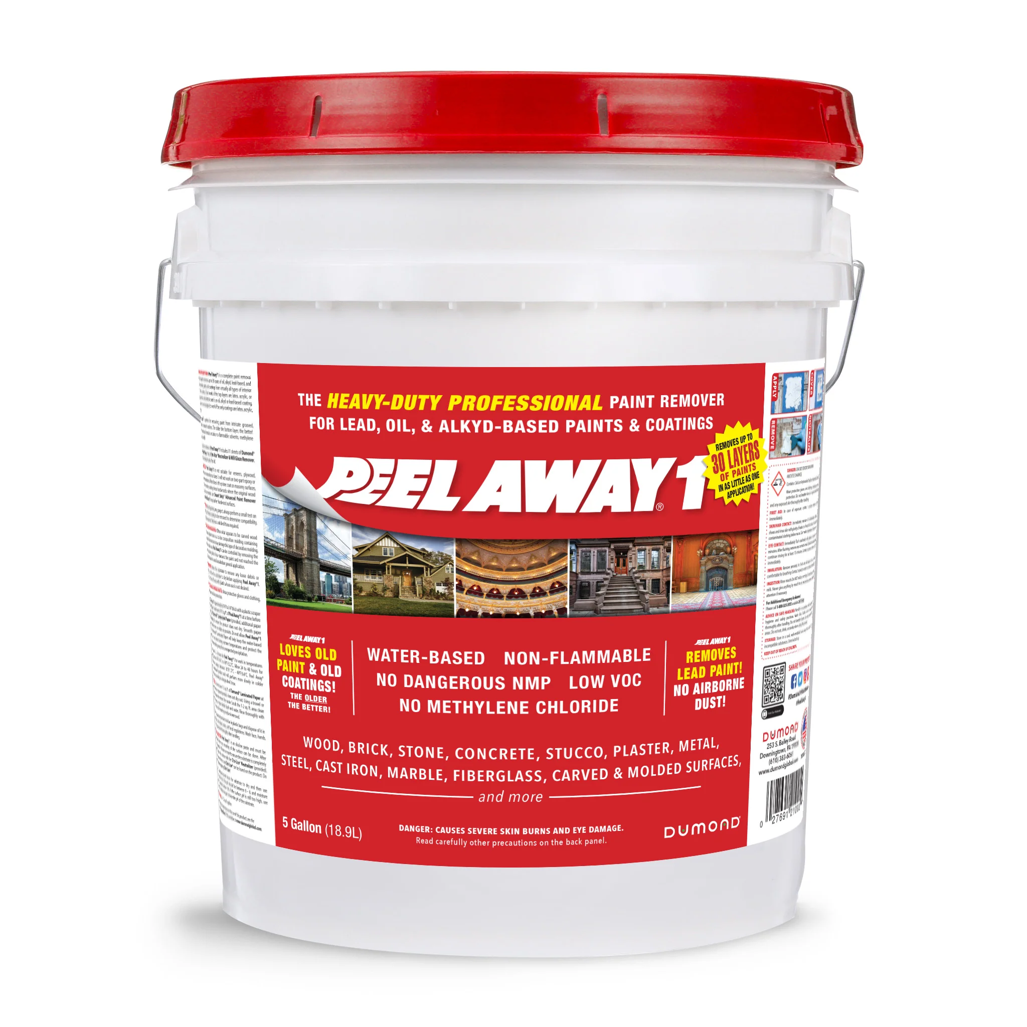 Dumond, Peel Away 1 Paint Remover, 5 Gallons