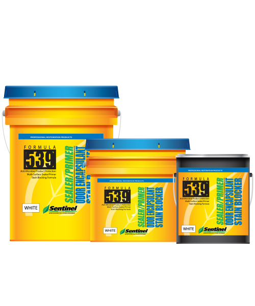 Sentinel, Odor Sealer, Formula 539W Smoke & Odor Encapsulant, White, 5 Gallons