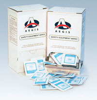 Aegis Alcohol Respirator Wipes, Sold Per Box (100 Per Box)