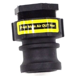 Main Air Out Qick Connect Threads Onto 1.5" Pipe