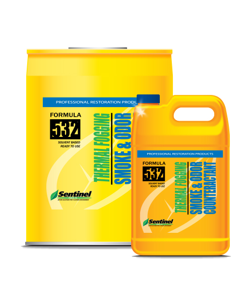 Sentinel, Odor Remover, Formula 532 Smoke & Odor Thermal Fogging Counteractant, 1 Gallon
