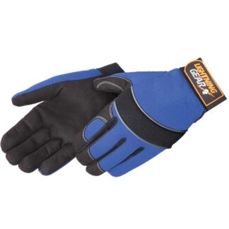Liberty Mechanic Gloves, Simulated Leather, LG