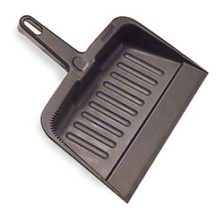 12" Hd Dust Pan Charcoal W/5"