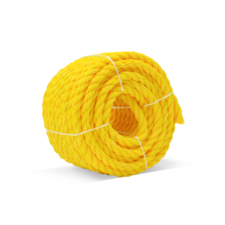Yellow Polypropelyene 3-strand Rope, 90207, 3/8" X 600'