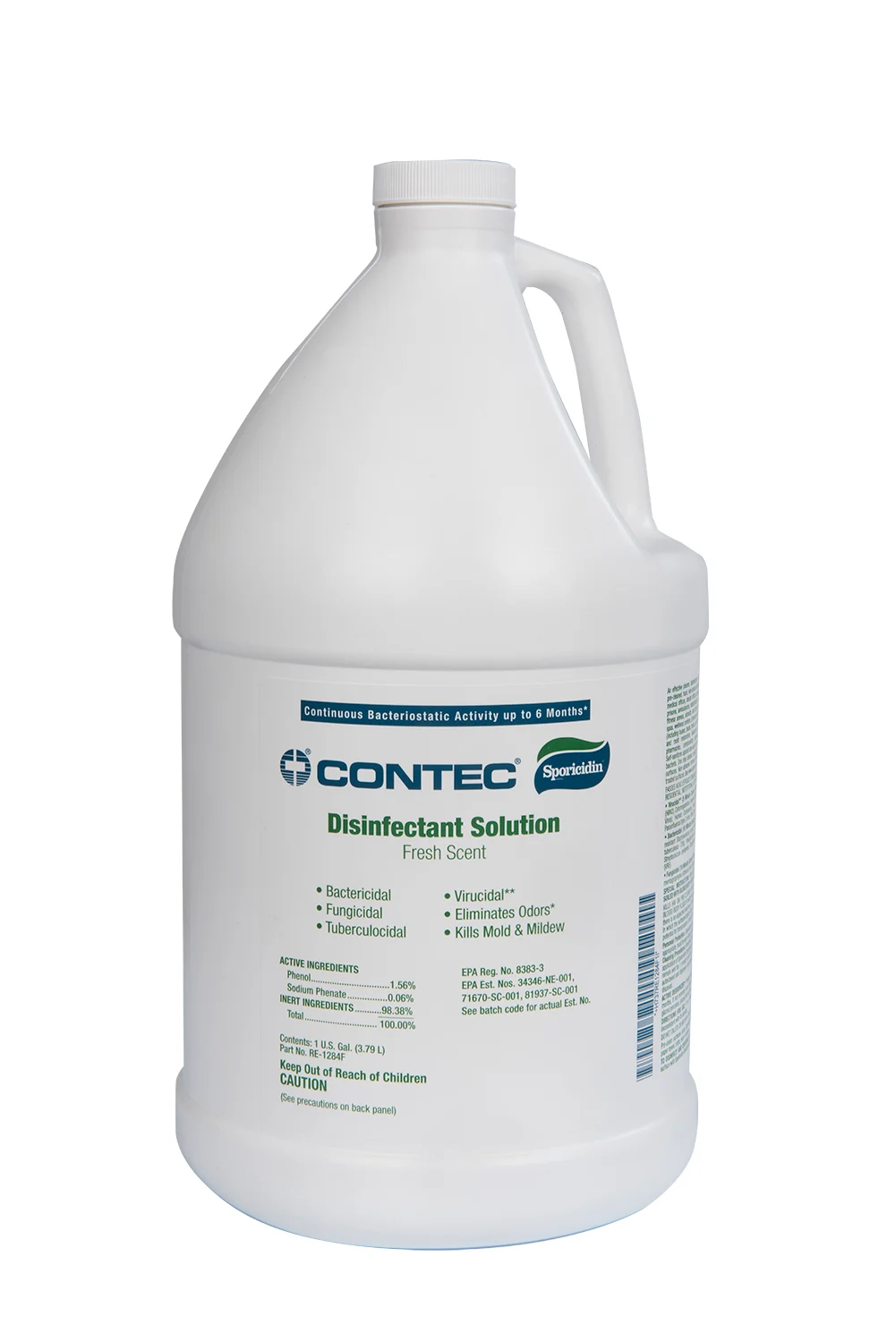 Sporicidin, Antimicrobial Disinfectant Solution, 1 Gallon