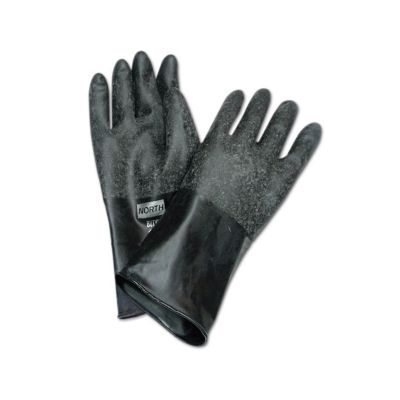 North by Honeywell Butyl Gloves, 14 MIL, Rough Finish, Size XL