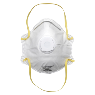 Liberty Glove & Safety, Particulate Respirator with Exhalation Valve, White