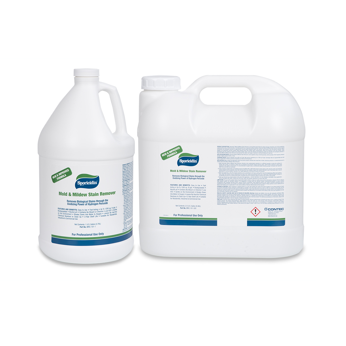 Sporicidin, Mold Remover, Mold & Mildew Stain Remover, (Multiple Sizes)