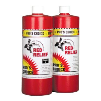 Pro's Choice, Stain Remover, Red Relief Parts A & B, (Multiple Sizes)