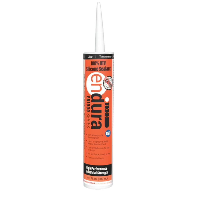 enDura, RTV Silicone Sealant, EN1000, 10.1 oz.
