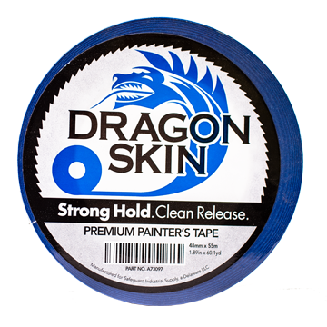 Dragon Skin, Painter's Tape, Premium, Blue, 14 Day, 1 Roll (Multiple Sizes)