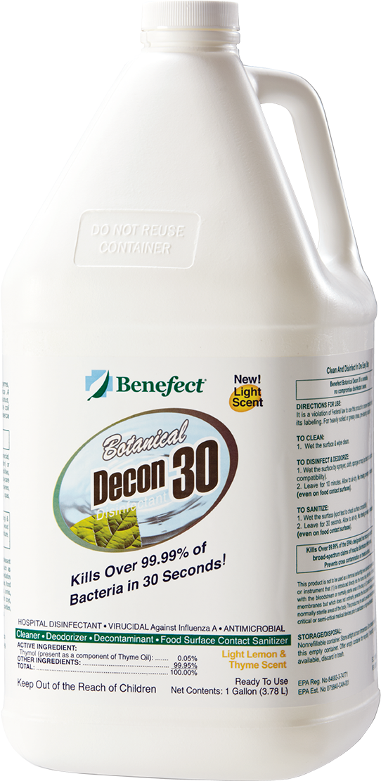 Benefect, Antimicrobial, Benefect Botanical Decon 30 Cleaner & Disinfectant (Multiple Sizes)
